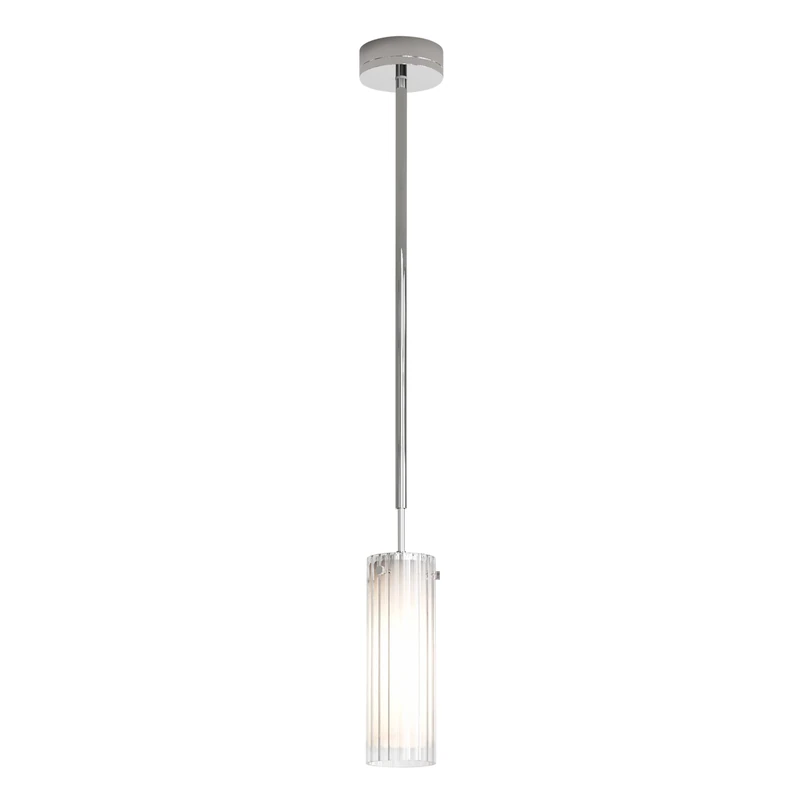 Astro Ottavino Pendant Bathroom Pendant - IP44 Rated - (Polished Chrome), LED E14/SES Lamp, Designed in Britain - 1411002-3 Years Guarantee