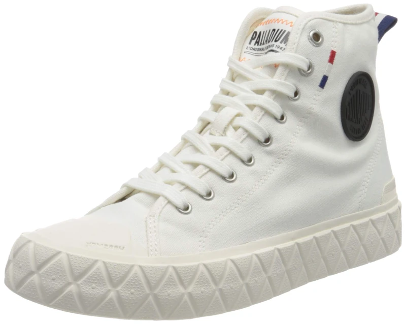 Palladium, Palla Ace Cvs Mid, Sneaker Boots unisex, White, 3.5 UK