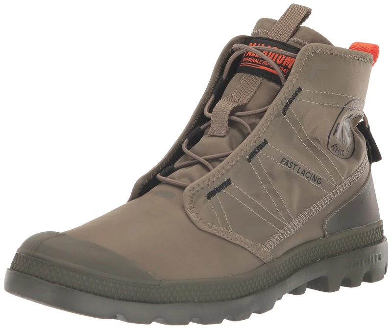 Palladium, Pampa Travel Lite, Sneaker unisex, Green, 3.5 UK