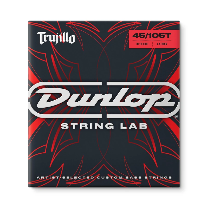 Dunlop 04508822 Bass Strings Robert Trujillo 45-105, Conical, Set/4