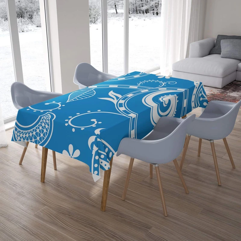Bonamaison Kitchen Decoration, Tablecloth, 140cm x 200cm - Designed and Manufactured in Turkey
