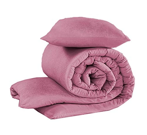 De Witte Lietaer Duvet Cover Set, Cotton, Pink, 140x220