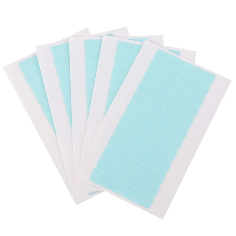 Hair Extension Tape Tabs,60 Pcs Double Sided Adhesive Human Hair Tape for Replacement, 4 x 0.8cm - Image 1