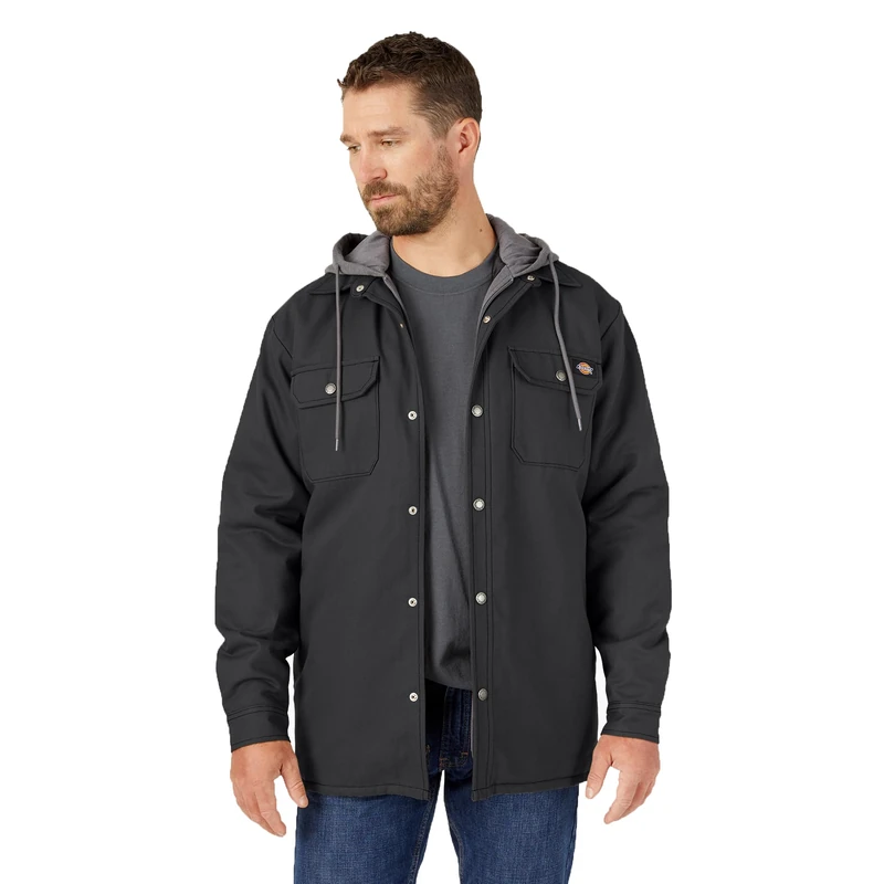 Dickies Fleece Hooded Duck Shirt Jack Relaxed