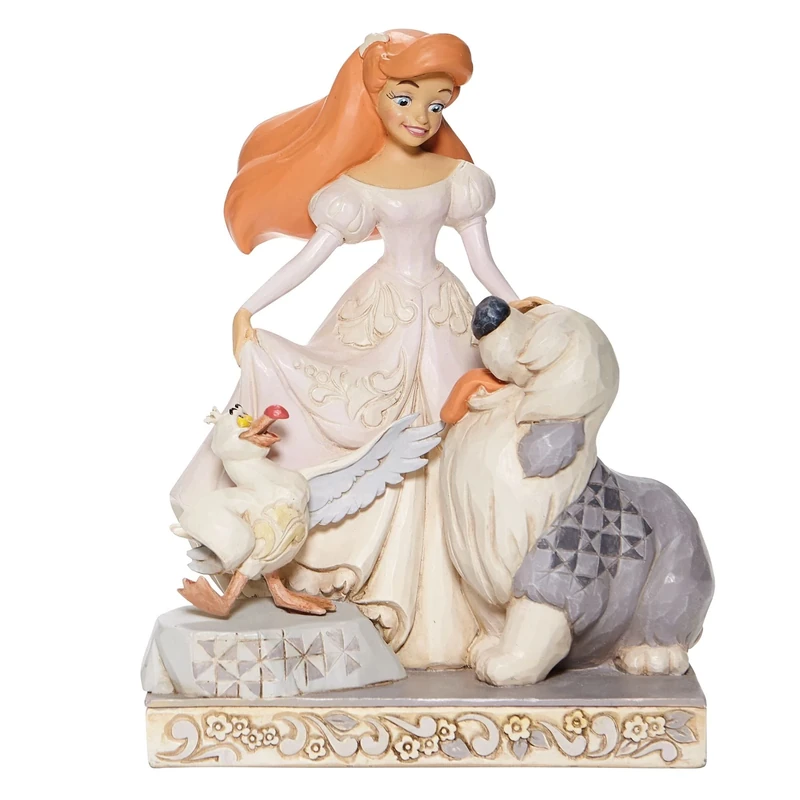 Enesco Jim Shore White Woodland Ariel Disney Traditions, height 19.5 cm
