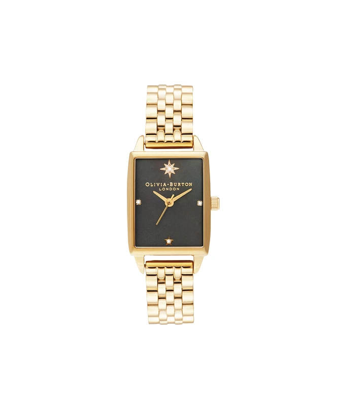 Olivia Burton Analogue Quartz Watch for Women Celestial Collection with Gold Colored Stainless Steel Bracelet - OB16GD60
