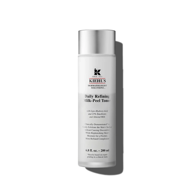 Kiehl's Daily Refining Milk-Peel Toner, Gentle Exfoliating Facial Toner, 200Ml