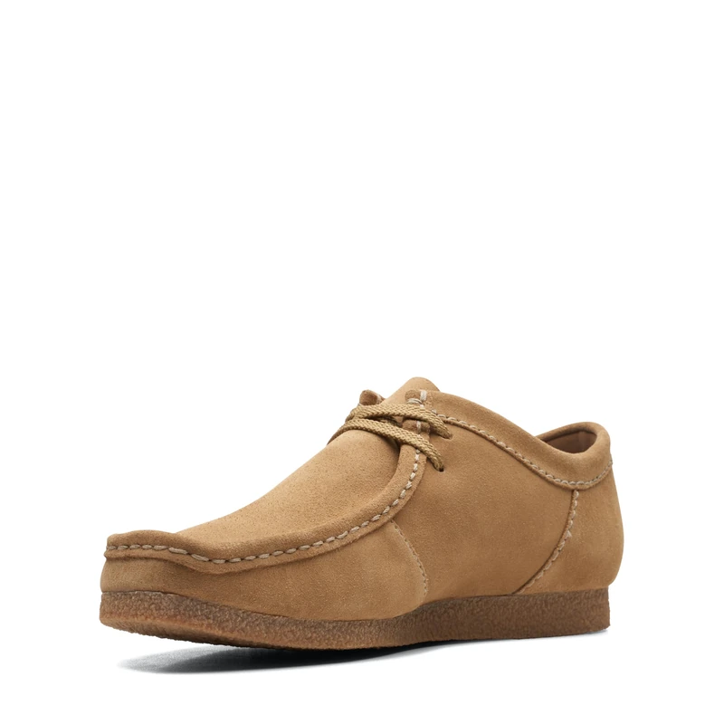 Clarks Shacre II Run Mens Dark Sand Suede, 12