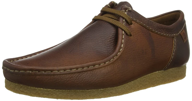 Clarks Men's Shacre Ii Run Oxford, Tan Tumbled Leather, 11 UK