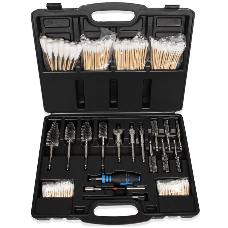 bonbo Professional Diesel Injector-Seat Cleaning Kit 8090S on Cylinder Heads (Stainless Steel, 17-Pack)