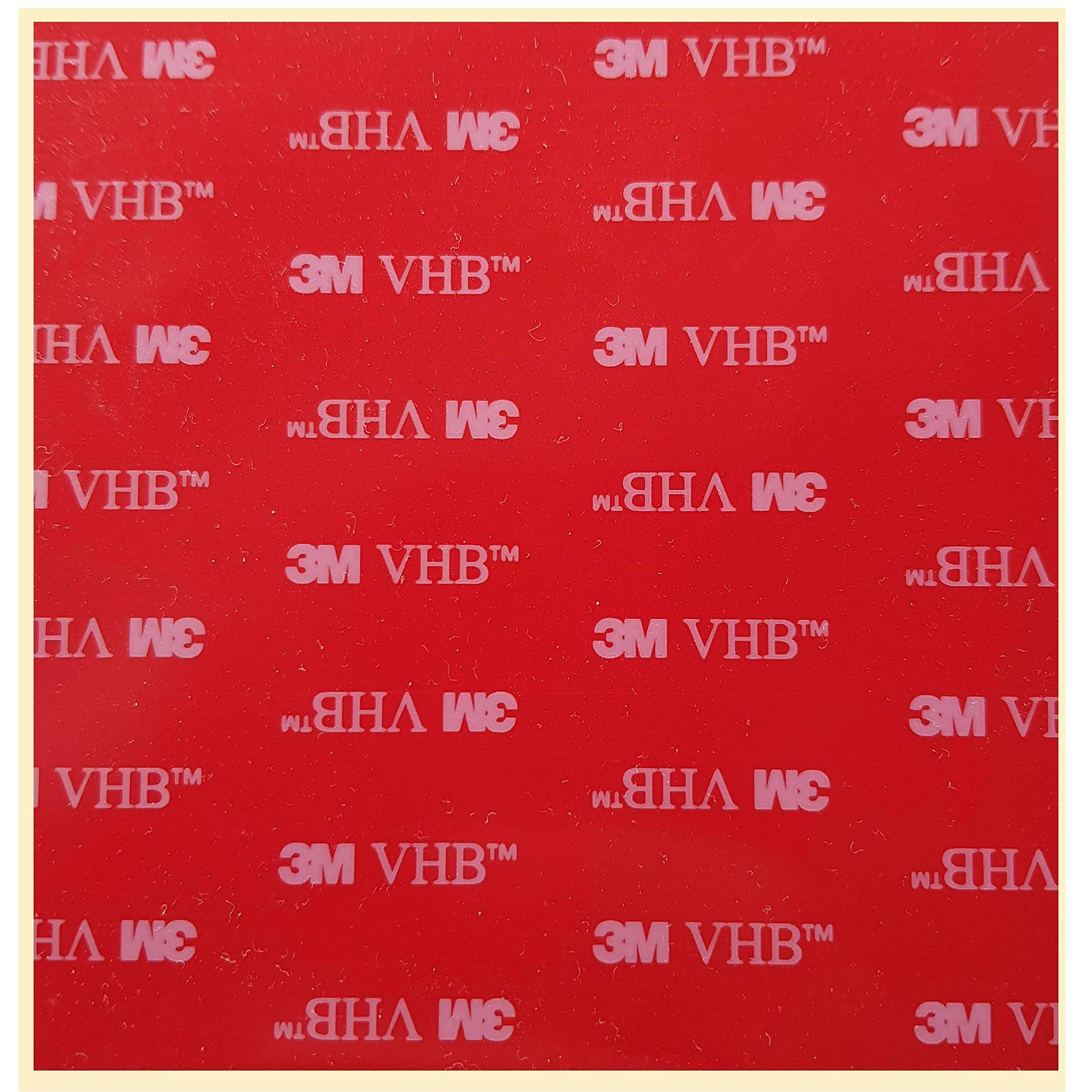 100mm Square Double Sided Tape Sticky Pad, Large 3M Very High Bond Heavy Duty Double Sided Sticky Pad, Strong Acrylic Foam Adhesive Mounting Tape 100mm * 100mm