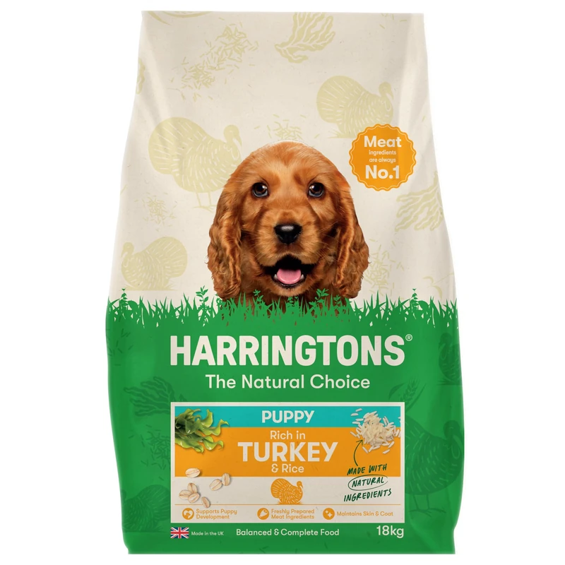 Harringtons Complete Dry Puppy Food Turkey & Rice 18kg