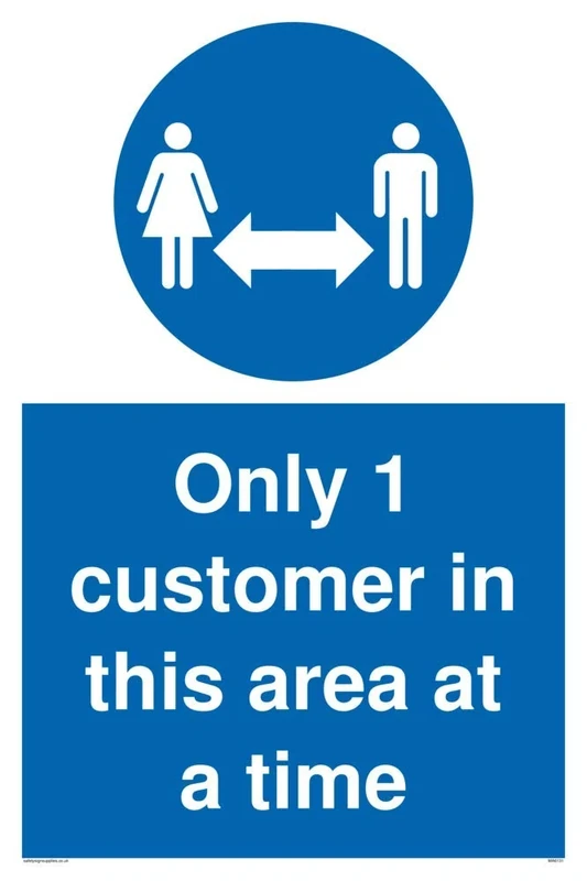 Only 1 customer in this area at a time