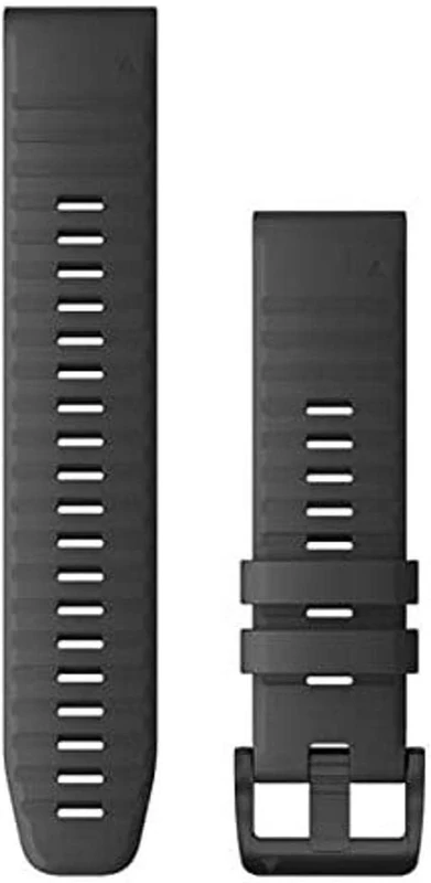 Garmin QuickFit Watch Bands (22mm), suitable for selected fēnix-, epix-, Descent-, D2-, Instinct-, Forerunner- and Approach series smartwatches, Original accessory, Silicone, Slate Grey