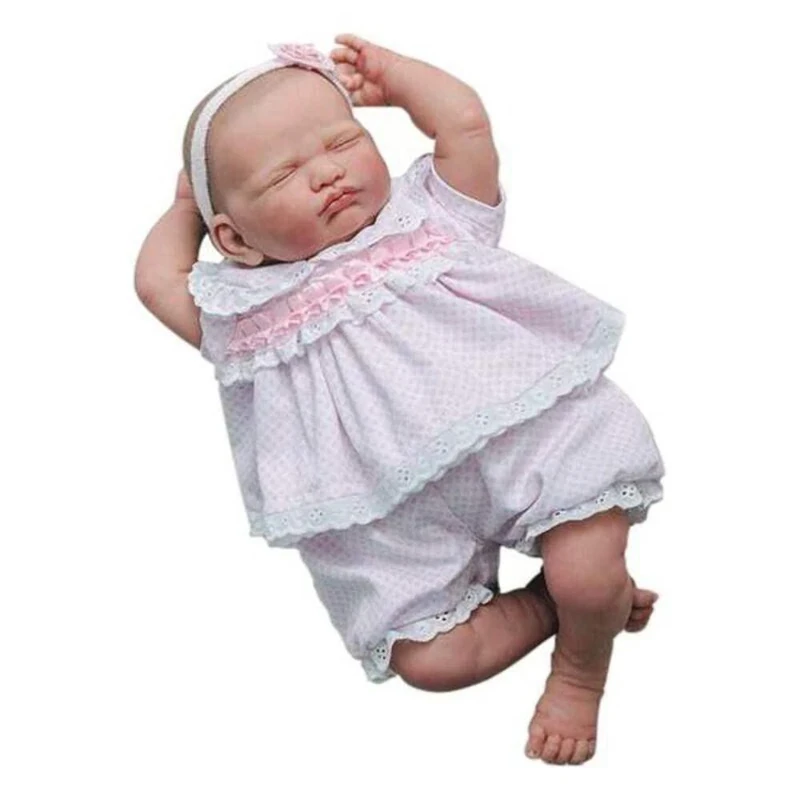 JC TOYS - Reborn Leonor Doll by Berenguer Classics Limited Edition, Newborn 46 cm, Soft Vinyl, Girl, Handmade, Made in Spain, + 14 Years