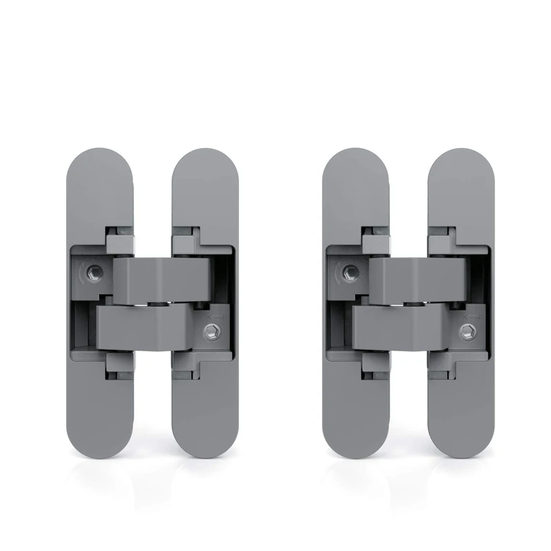 Emuca Invisible Hinge Set for Access Doors - 40kg Load