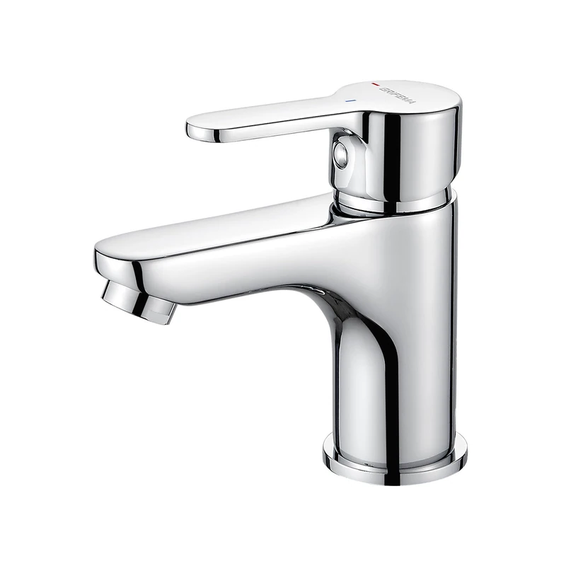 GRIFEMA Basin Mixer Tap for Bathroom, Brass Chrome Finish with Pop-Up Waste, Cold-Start Energy-Saving, Water-Saving Technology G11003-8 - Image 1