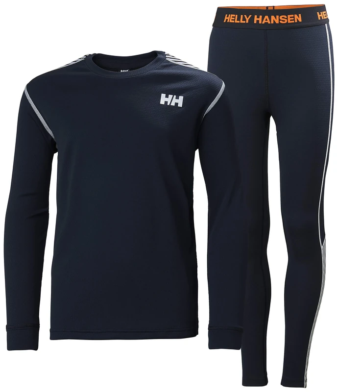 Helly Hansen Boy's Jr Hh Lifa Active Set Pants, Navy, 10 UK