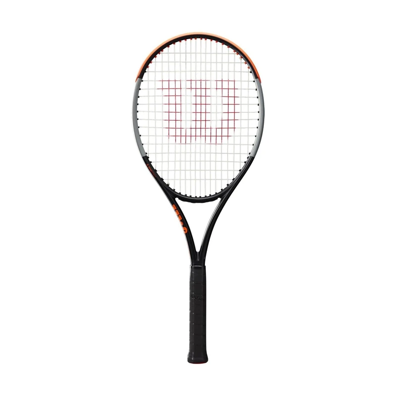Wilson Burn Racket 100 ULS V4.0, Ambitious recreational player, Black/Grey/Orange, WR045010U0 - Image 1