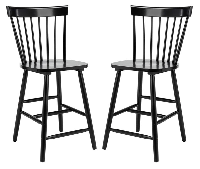 Safavieh Modern Bar and Counter Stool, Black