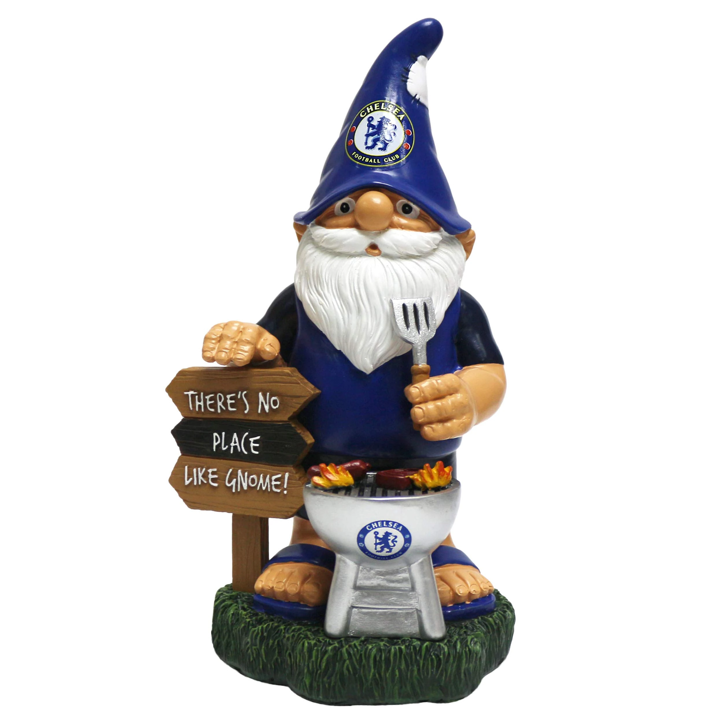 FOCO Premier League Chelsea Fan Supporter BBQ Garden Ornament Decoration Gnome