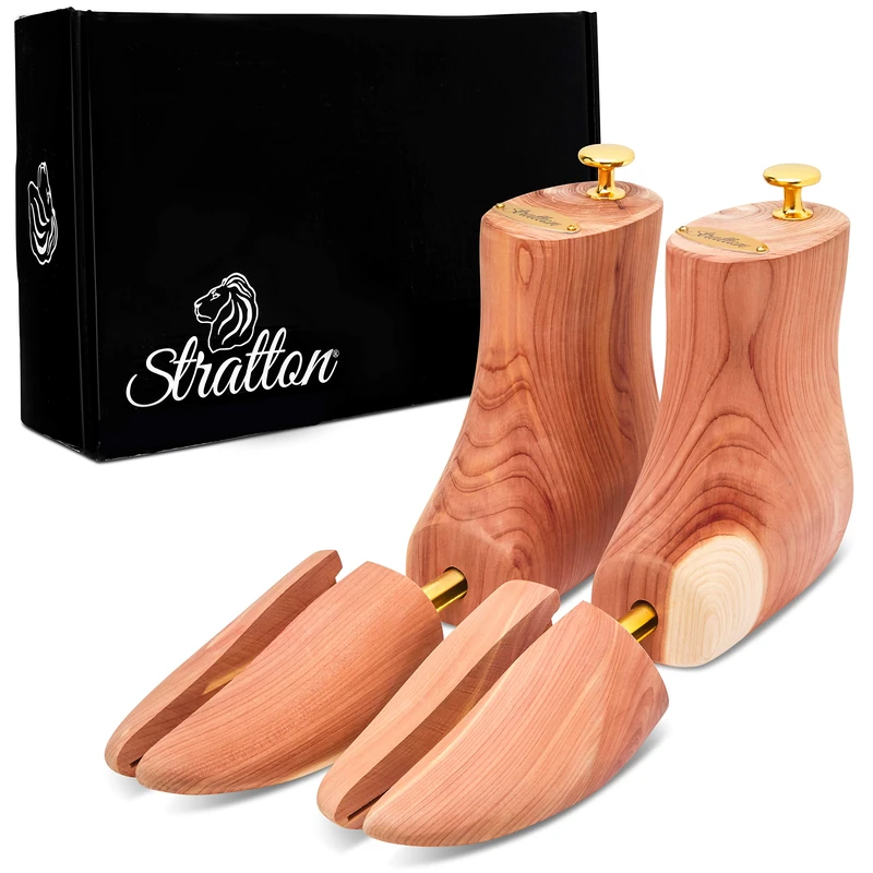 Stratton Boss Cedar Boot Tree For Men | Aromatic Red Cedar | Great Gift For Men!, Red, 11-13 US/XL - Image 1
