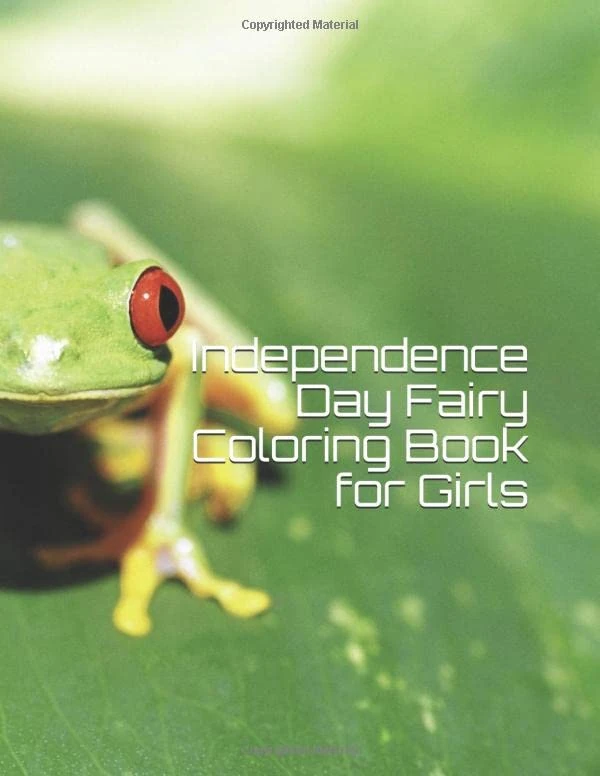 Independence Day Fairy Coloring Book for Girls: A Fairy and ELF Coloring Book for Kids, Children Coloring Book Ages 4-8