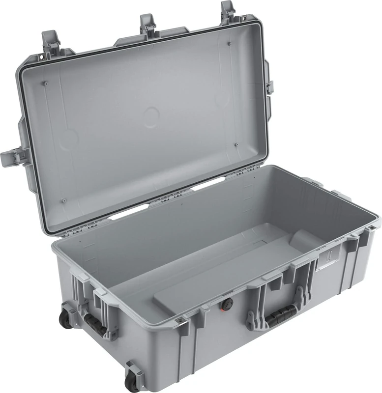 Pelican Air 1615 Case No Foam (2020 Edition with Push Button Latches) - Silver (016150-0011-180)