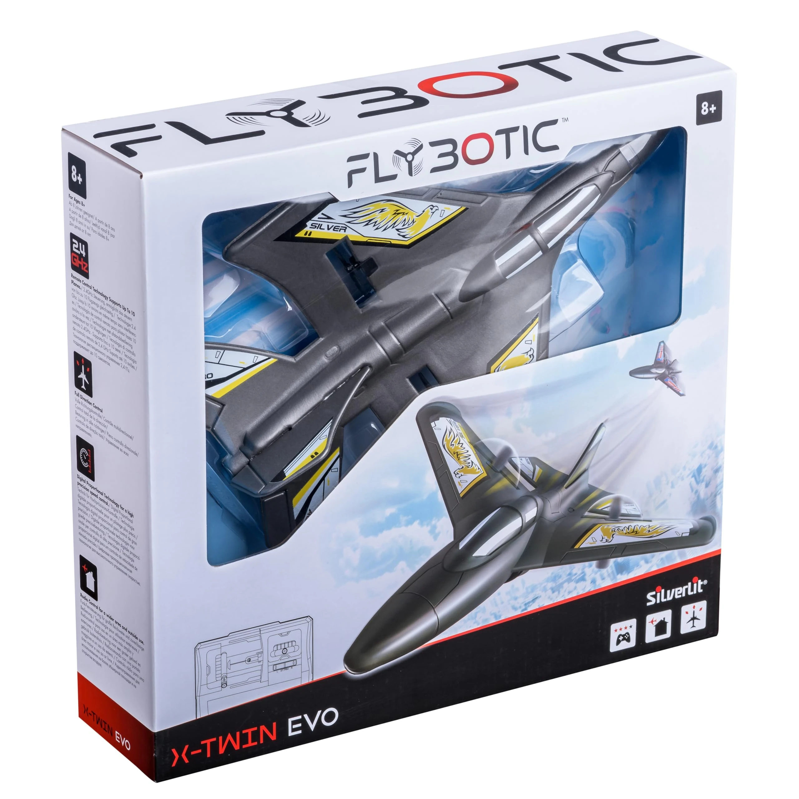 SilverLit Flybotix X-Twin Evo, Yellow and Black