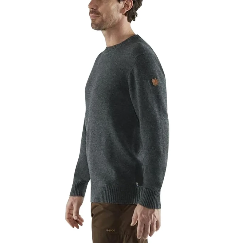 FJALLRAVEN F87323-030 Övik Round-neck Sweater M Dark Grey XS