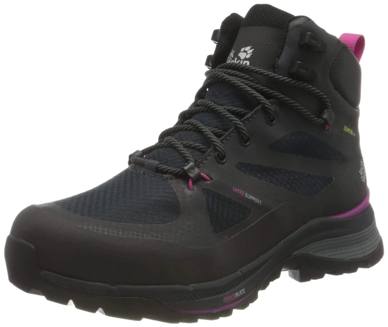 Jack Wolfskin Force Striker Texapore Mid Boots Phantom/Pink 5.5