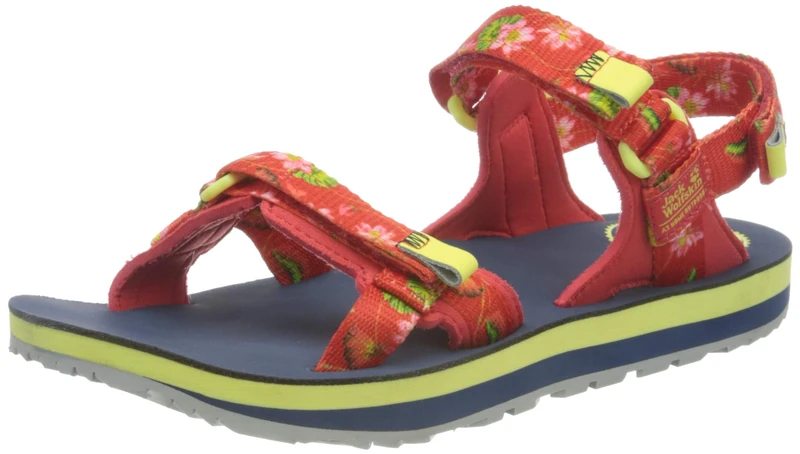 Jack Wolfskin Outfresh Deluxe Sandals tulip red all over 5