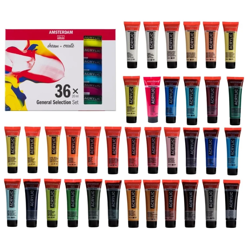Amsterdam Acrylic Standard Series Paint Set 36x20ml