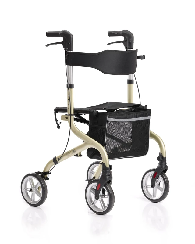 NRS Healthcare Freestyle 4 Wheel Rollator – Lightweight, Height Adjustable & Built for Comfort