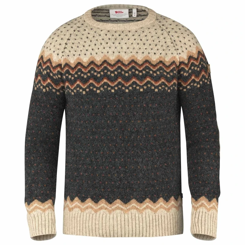 FJÄLLRÄVEN F87323-030 Övik Round-neck Sweater, Men, Dark Grey, XXXL