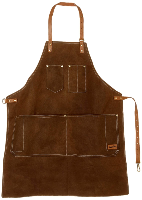 Dapper Dan Apron Barber Chocolate, Black, Standard - Image 1