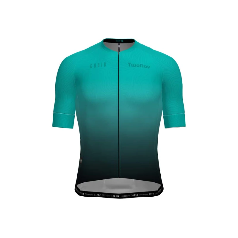 TwoNav - Cycling Women's short shirt, Turquoise, XL