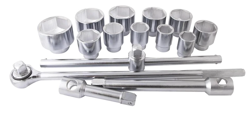 Ratchet Handle+11 Hex Sockets 1 inch Drive for HGV 36-80