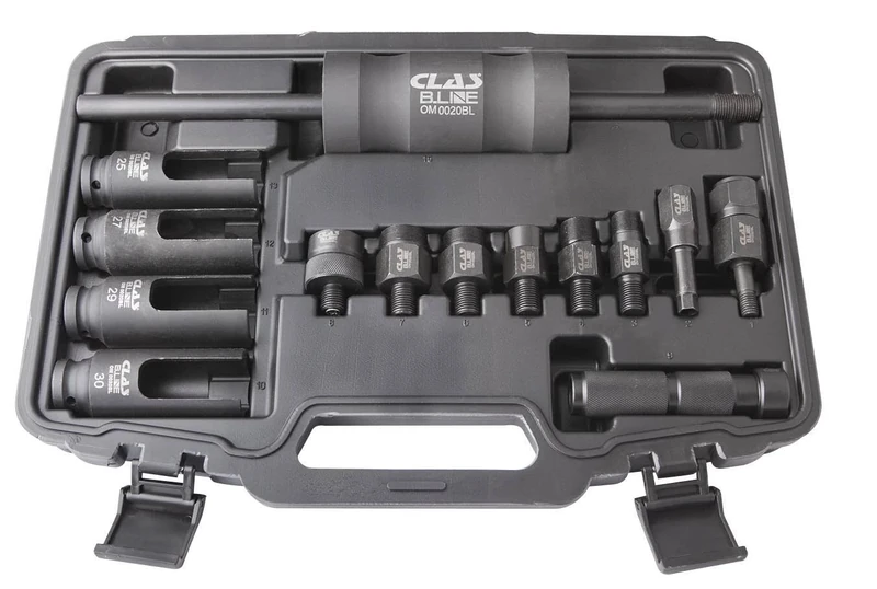 14 Piece Slide Hammer Set + Injector Extractor Adaptors