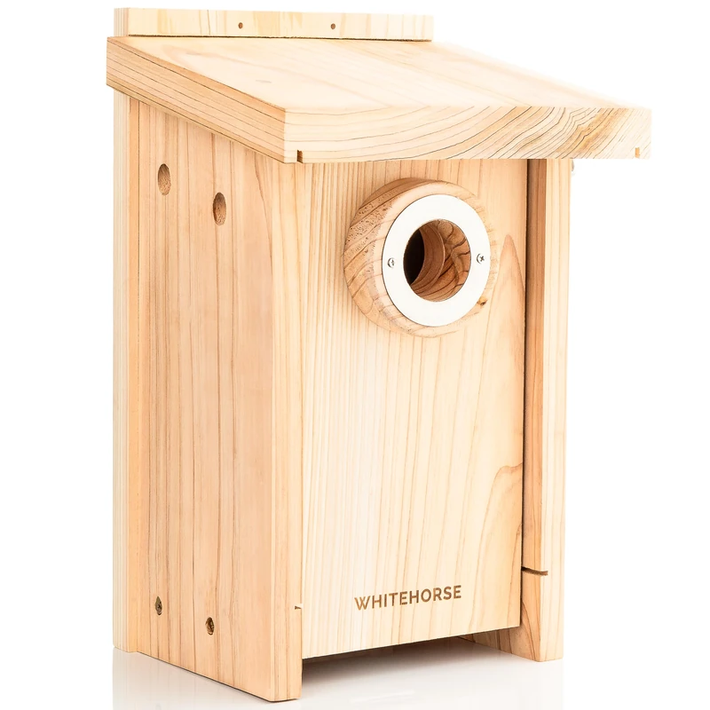 WHITEHORSE Premium Cedar Bluebird House - Weatherproof Nestbox