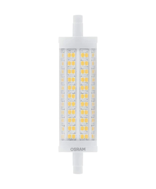 Osram Pack of 10 x LED LINE R7S DIM | LED tube: R7s, Dimmable, 17.50 W = Replacement for 150 W | Warm White, 2700 K