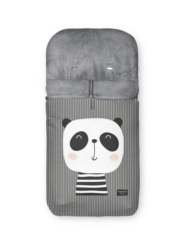 Pirulos - Coat Bag Trolley Knit 452 Panda Bear 368 35, Multicoloured