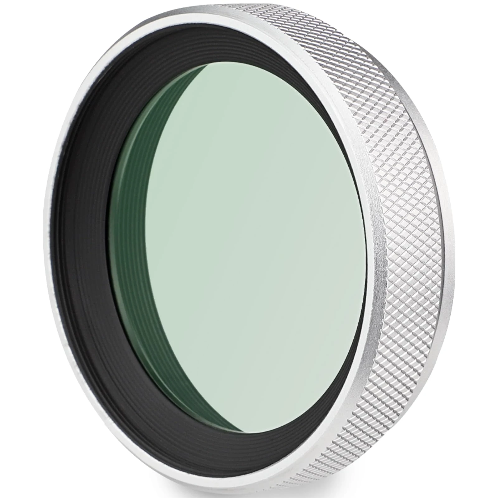 Haoge LUV-X54W Metal Lens Hood Shade with MC UV Protection Multicoated Ultraviolet Lens Filter for Fujifilm X100VI Fuji X100V Camera Silver