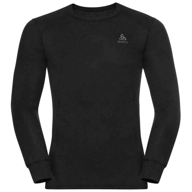 Odlo Thermal underwear for men Active Warm Long Sleeve I Thermal Shirt I Warm ski underwear with round neck I Men