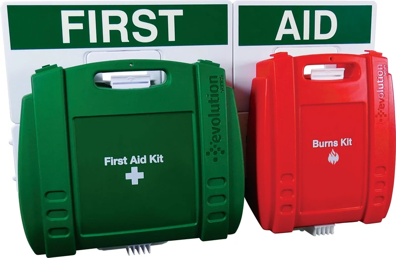 Safety First Aid Group Evolution First Aid & Burns Point, Large, 43 x 65 cm Fully Stocked