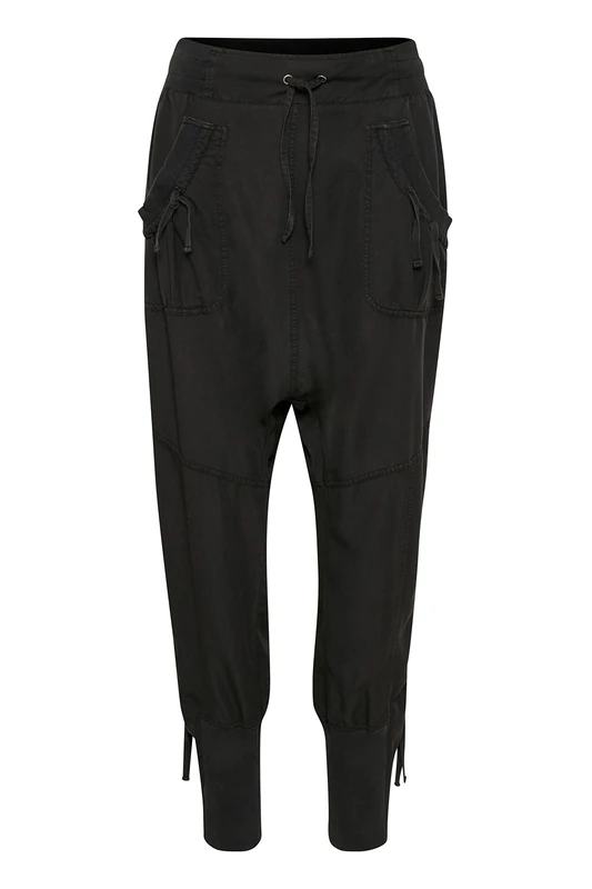 Cream Women's Nanna Pants, Solid Black, UK 16 - Image 1