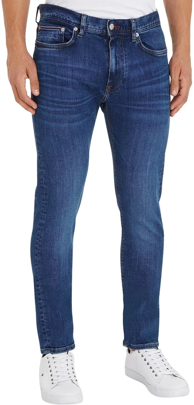 Tommy Hilfiger Men's Core Slim Bleecker Oregon Ind Mw0mw18279 Jeans, Denim (Oregon Indigo), 28W / 34L