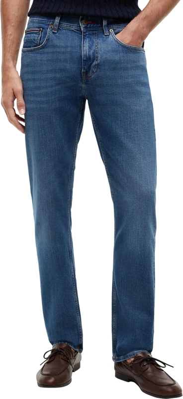 Tommy Hilfiger Men’s Core Straight Denton Stretch Jeans, Blue (Boston Indigo), 40W/34L