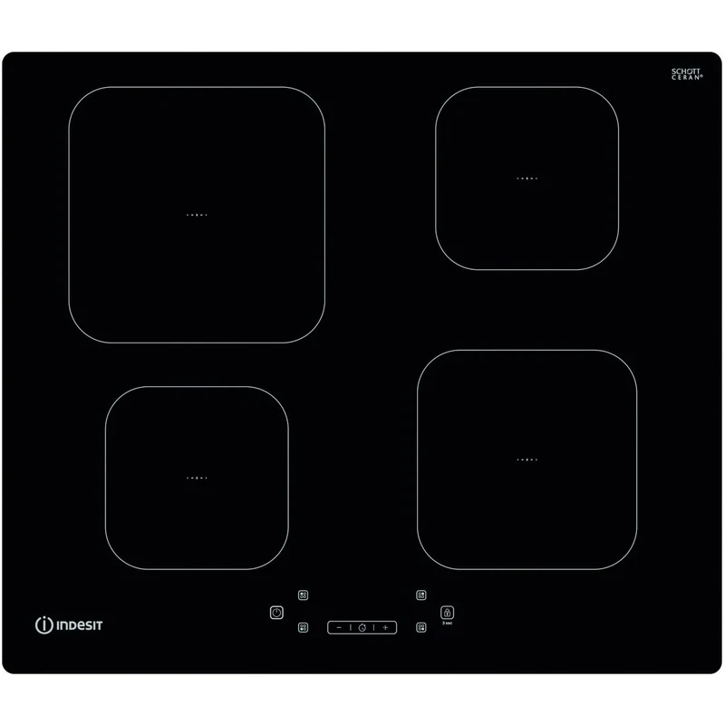 Indesit IS83Q60NE 59cm Built-in 4-Zone Induction Hob - Black