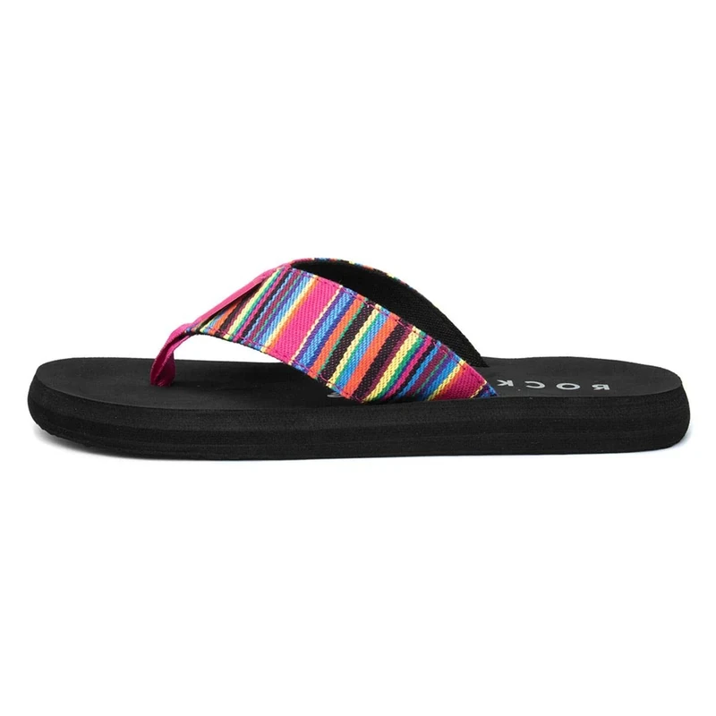 Rocket Dog Adios Aloe Womens Multi Flip Flop - Size 7 UK - Multicolour